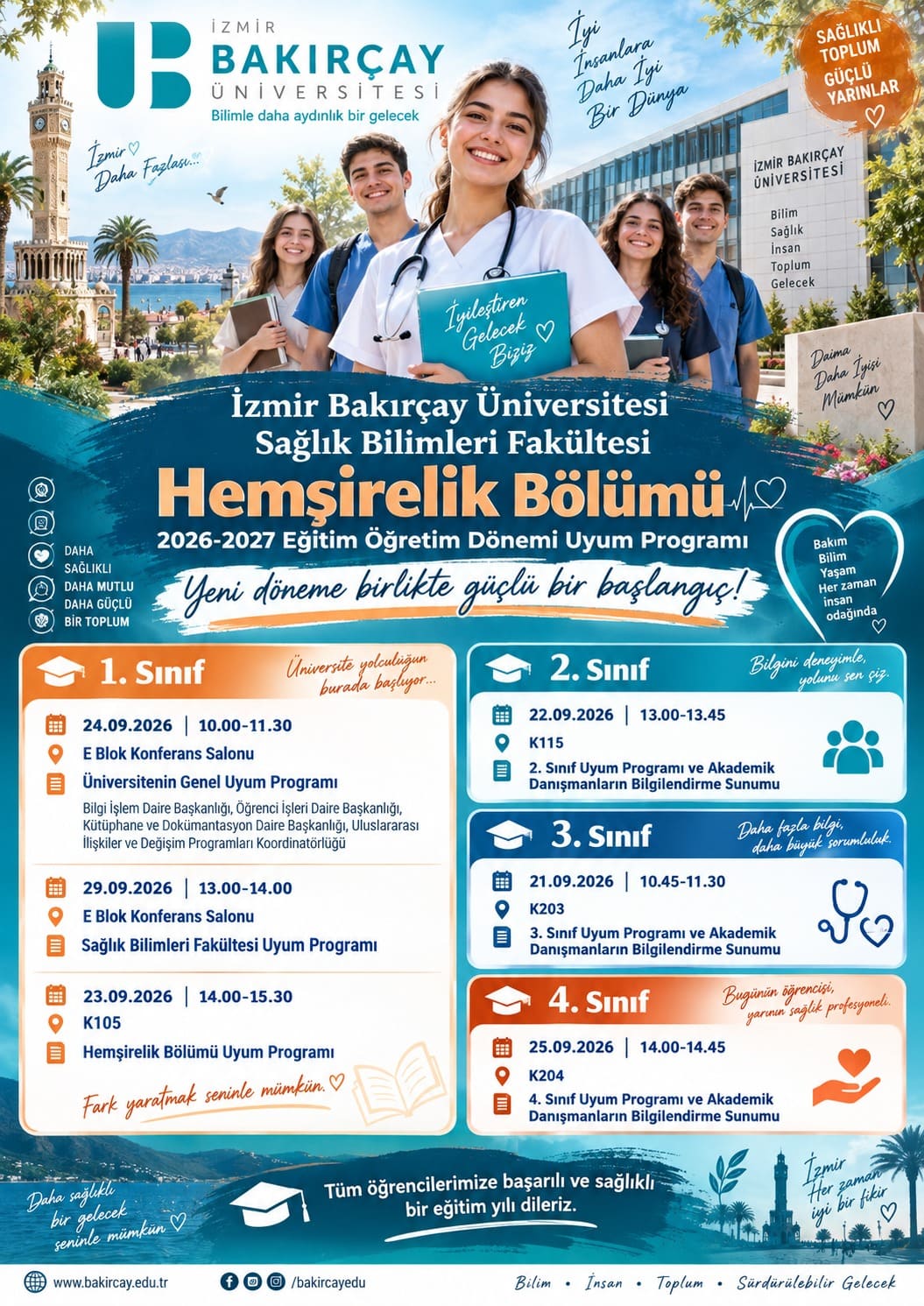 Hemşirelik Bölümü Uyum Programı (Tüm Sınıflar)